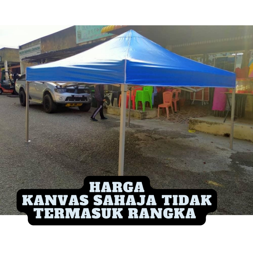 KAIN KHEMAH PVC MAHITA 700D SAIZ 10ft X 10ft (3MX3M) DAN 10ft X 15ft ...