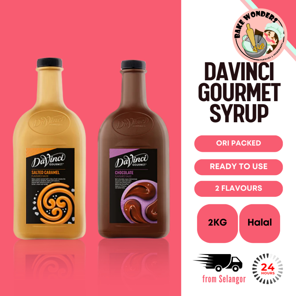 DaVinci Gourmet Chocolate/Caramel Flavoured Sauce/Syrup/ Chocolate Syrup/ Da Vinci Sauce/ Da