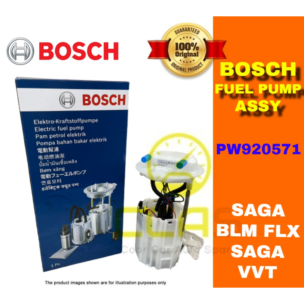 100 ORIGINAL BOSCH PROTON SAGA BLM FLX SAGA VVT FUEL PUMP F 01R 00S