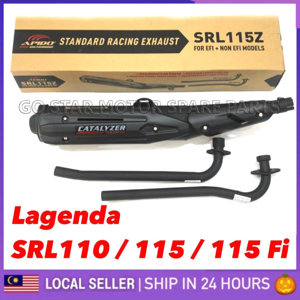 Lagenda 115 Fi Srl110 Srl115 Exhaust Standard Racing Apido Nlk Exzos Ekzos Yamaha Srl 110 Z Zr 1454