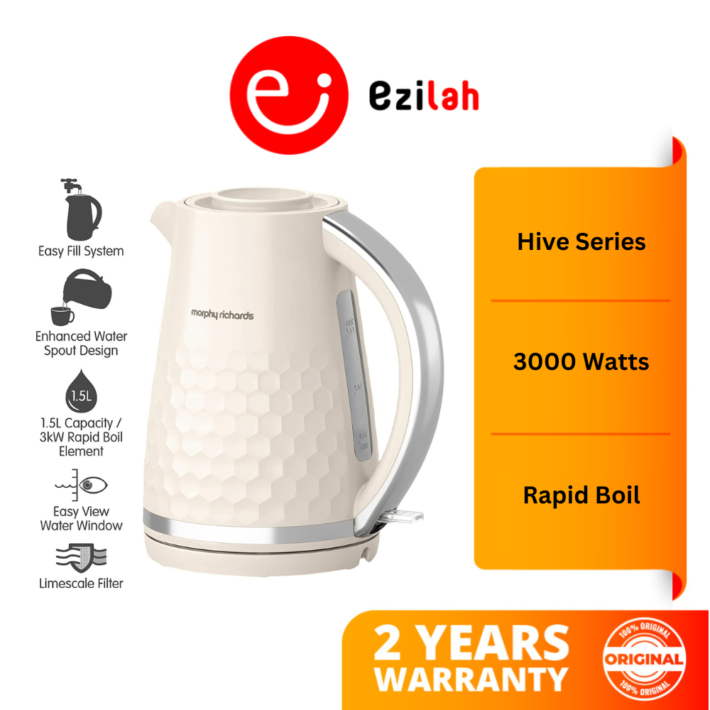 Morphy Richards Kettle Hive Cream (1.5L) 108272 Shopee Malaysia