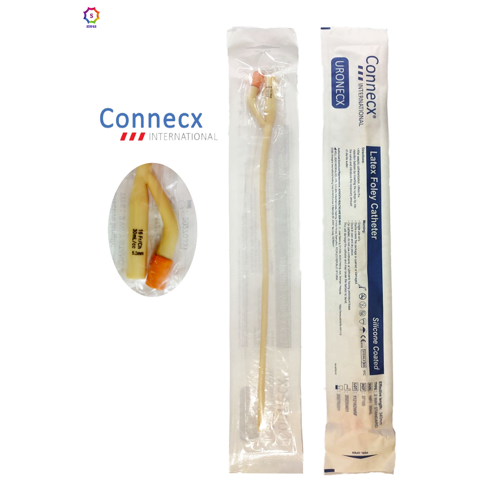 CONNECX 2 Way Latex Foley Catheter Silicone Coated 1PC Shopee Malaysia