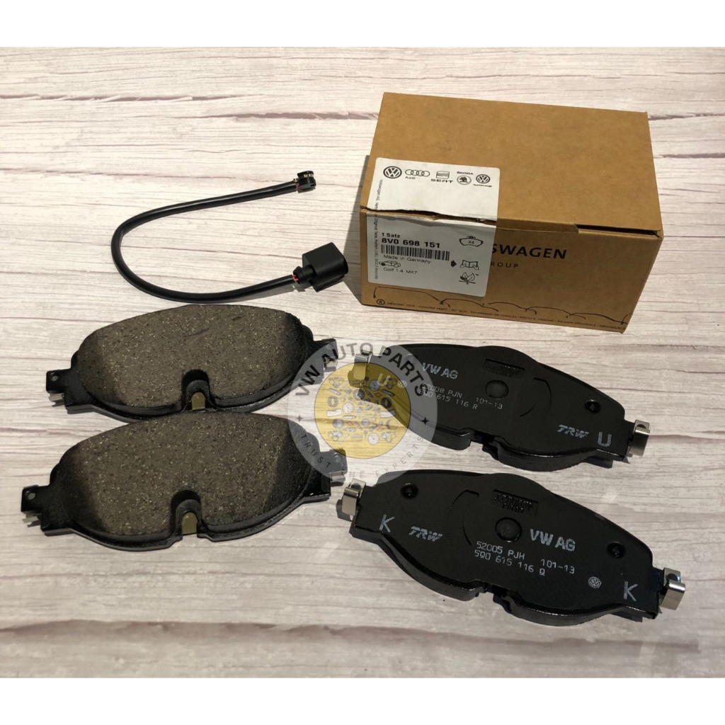 thumbnail image 2 of 4x Brake Pad Set For M998 HUMMER - Service Grade, 57K0264 / 2530-01-407-3977 - TACOM OEM Spec 2 of 6