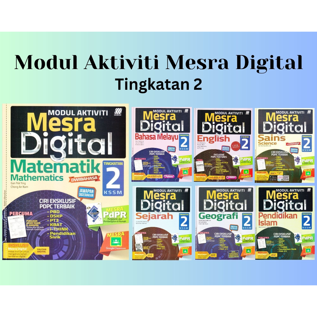 SASBADI - Modul Aktiviti Mesra Digital Tingkatan 2 | Shopee Malaysia