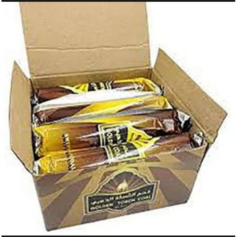 Arang GOLDEN torch coal/Arang/bukhur best quality | Shopee Malaysia