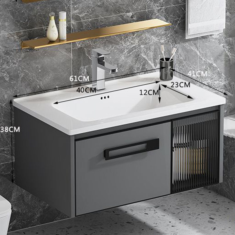 【61*41cm】Bathroom with mirror vanity bathroom