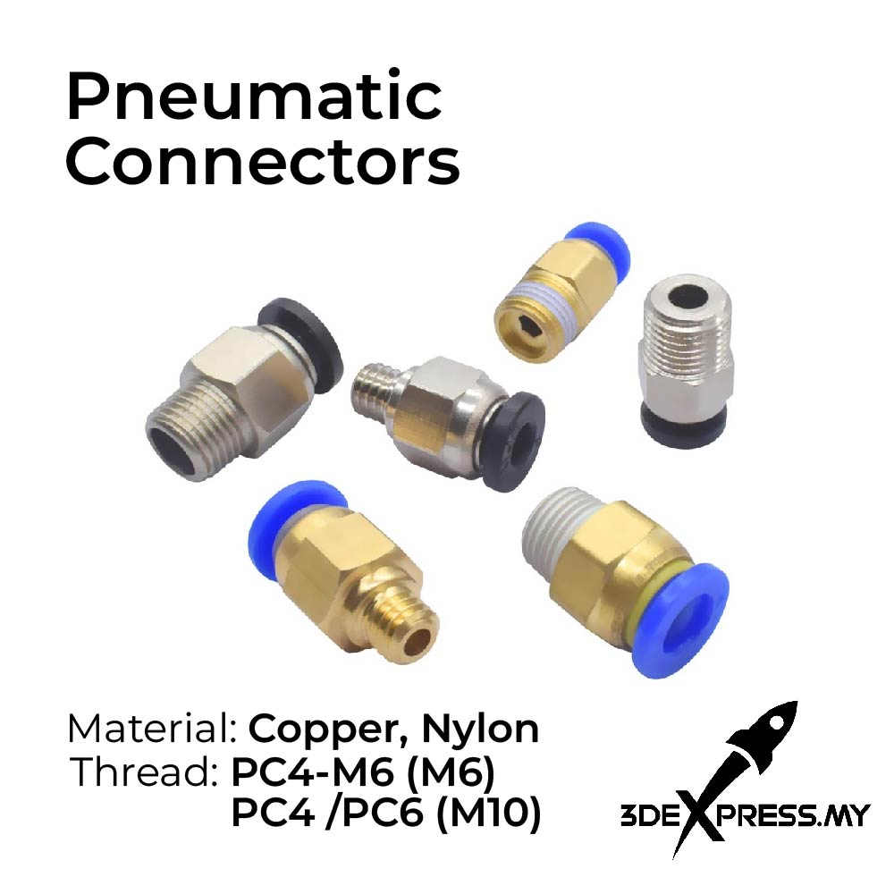 [READY STOCK] Pneumatic Connectors - 1 PCS