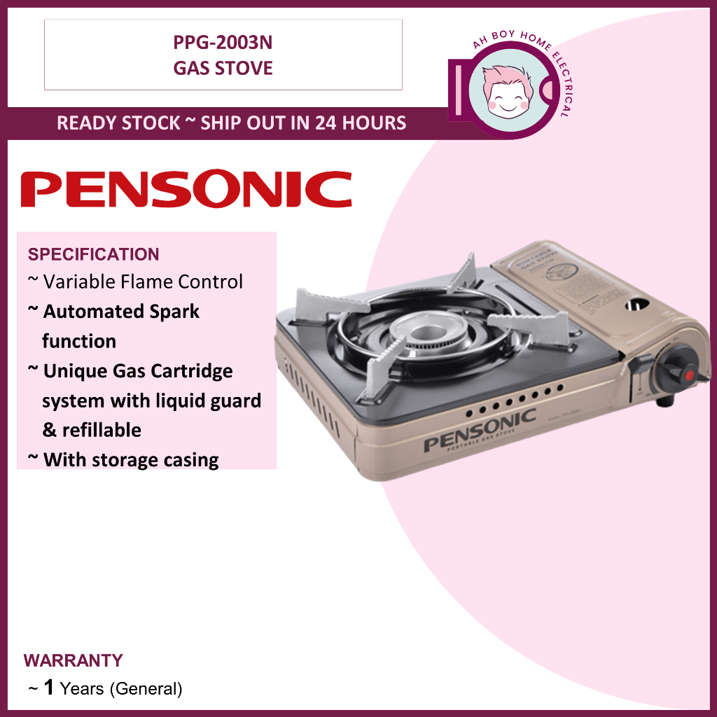 Pensonic Portable Gas Stove Cooker for Camping Steamboat Outdoor