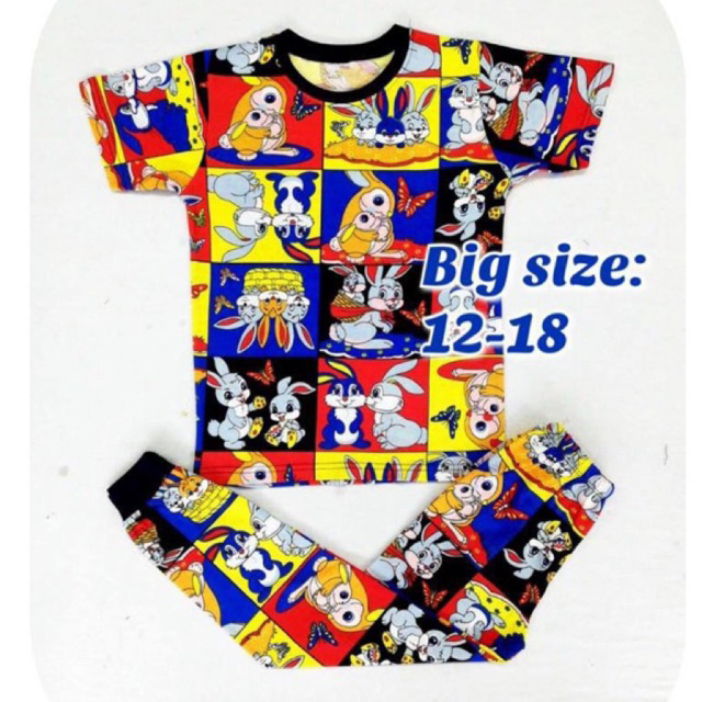 Pyjamas Rabbit Boys Girl Baju Tidur Budak ( BIG KIDS) | Shopee Malaysia