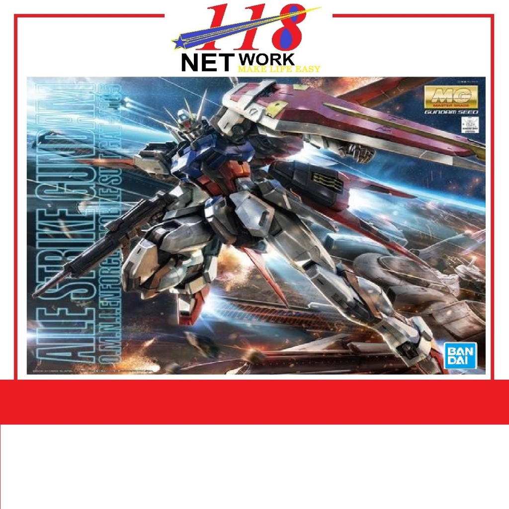BANDAI Gundam MG 1/100 Master Grade GAT-X105 Aile Strike Gundam Ver.RM ...
