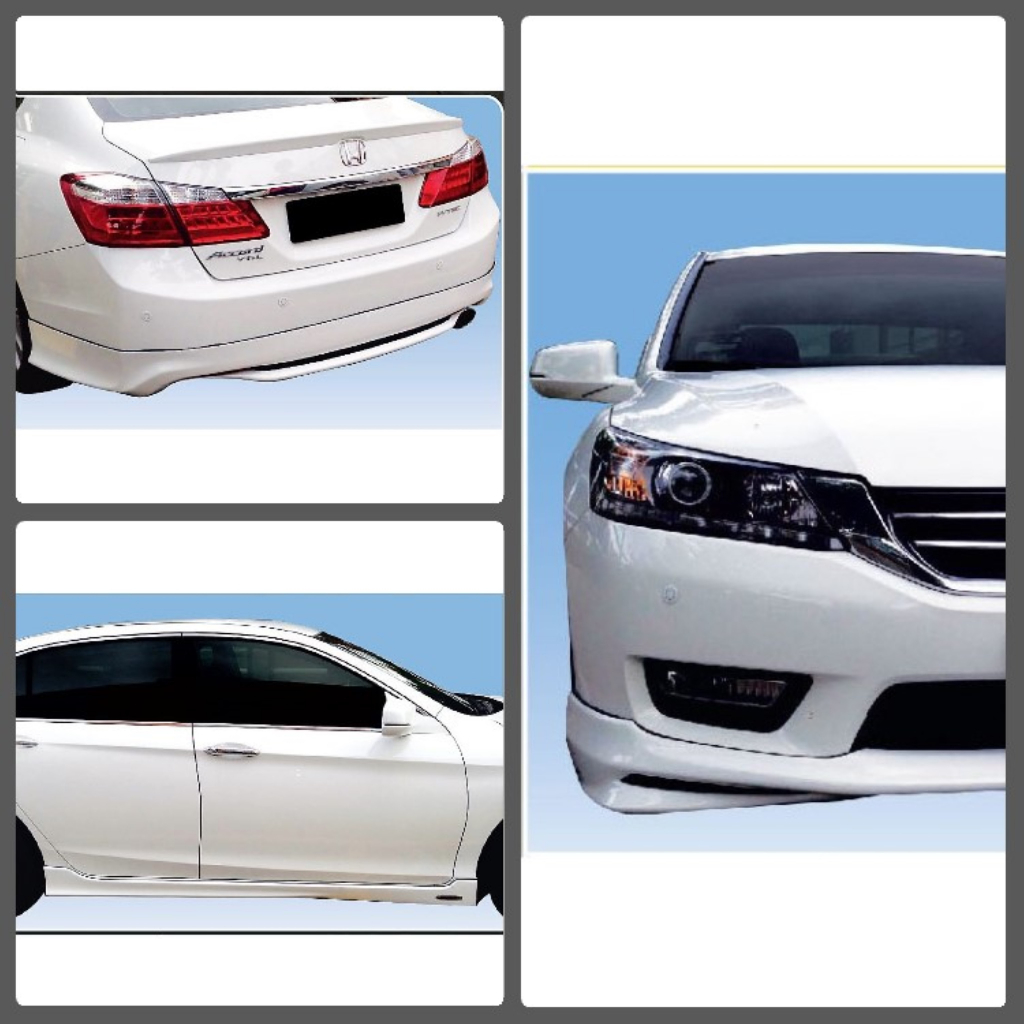 Honda Accord 9th Generation 2014 Modulo Skirting Body Kit ABS Ready