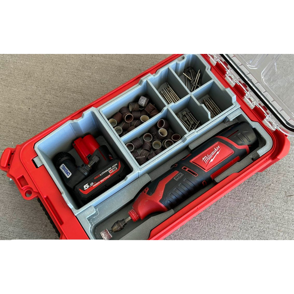 Milwaukee Packout M12 Dremel Insert Inlay Shopee Malaysia