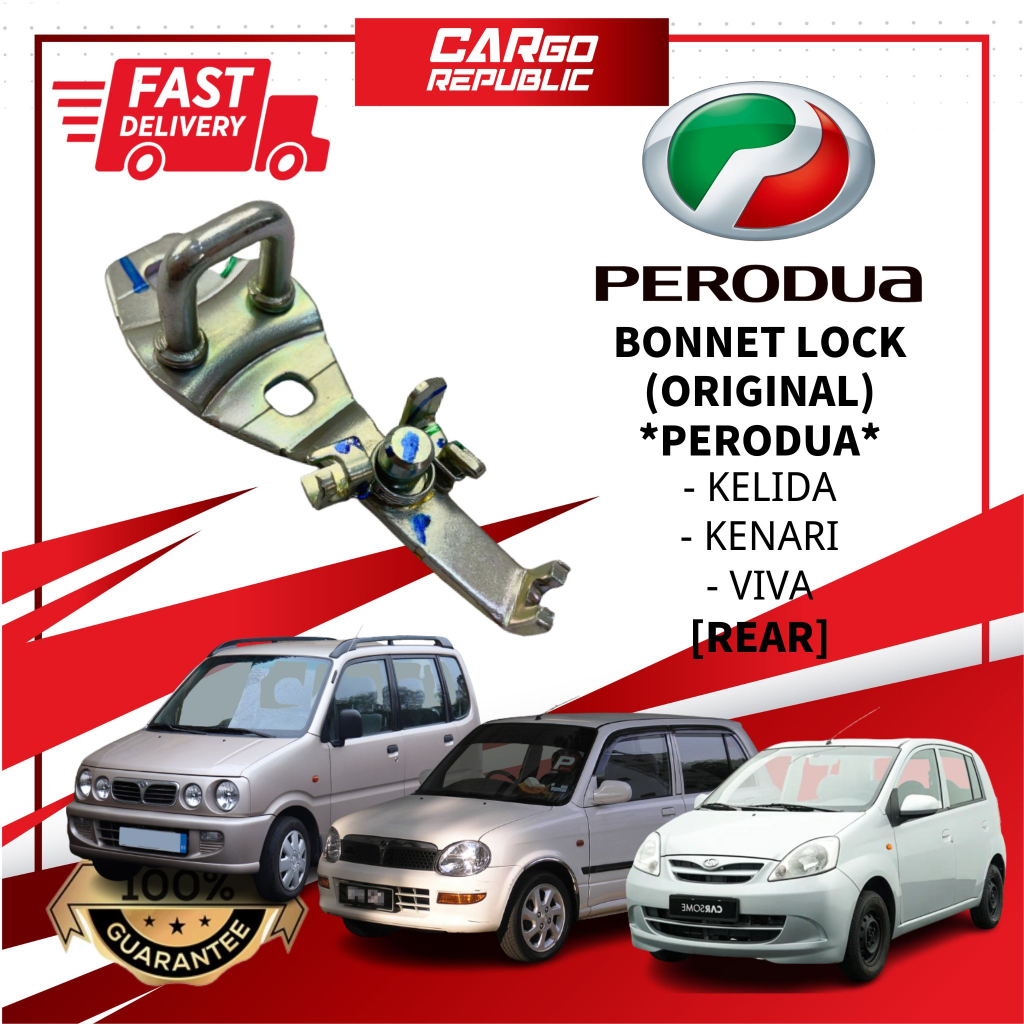 Perodua Bonnet Lock Original Perodua Kelisa Kenari Viva Rear