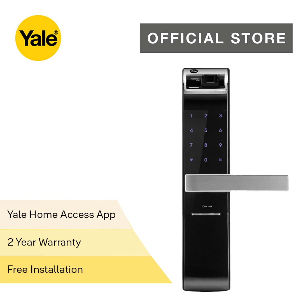 Yale YDM4109A Mortise Smart Door Lock Fingerprint/ PIN Code