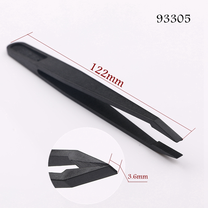 Anti-static Carbon Fiber Synthetic Plastic Straight Tweezer DIY Kit ESD ...