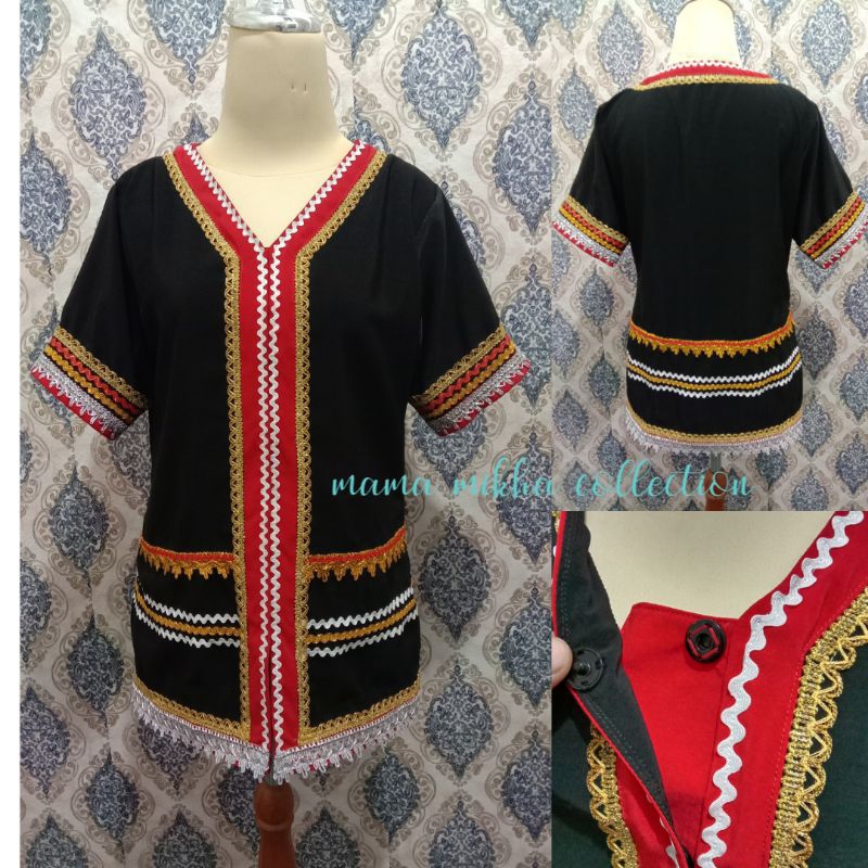 Baju Tradisional Moden Bidayuh Dayak Sarawak Borneo | Shopee Malaysia