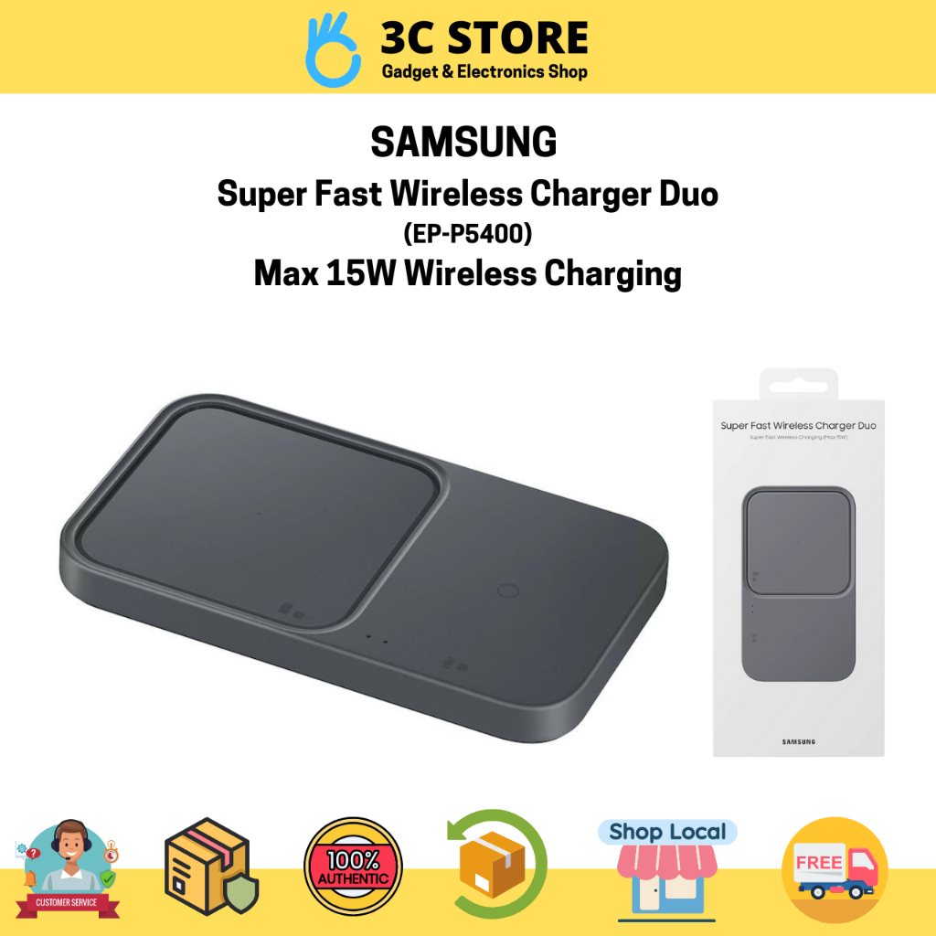Samsung Original 15W Super Fast Wireless Charger Duo with/without 25w ...