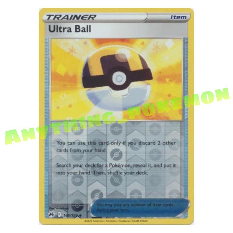 Pokemon Trainer Card - Ultra Ball (150/172), (113/124), (90/101),  (146/159), (135/149) - NORMAL/REVERSE HOLO | Shopee Malaysia