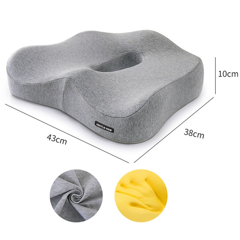 Donut Pillow Memory Foam Seat Cushion Hemorrhoid Tailbone Cushion Pain Relief