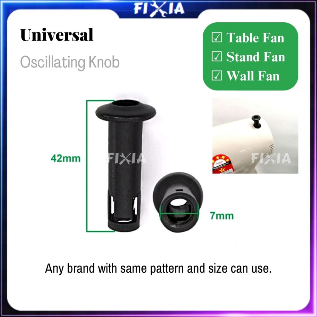 Heavy Duty Universal Multi Wall/Table/Stand Fan Oscillating Oscillation