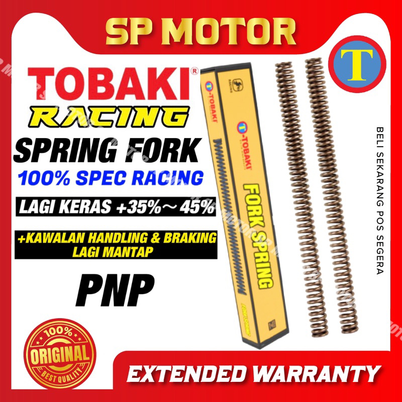 TOBAKI RACING FRONT FORK SPRING EX5/ EX5 DREAM/ LC135 / Y125Z/ Y15ZR V1 ...