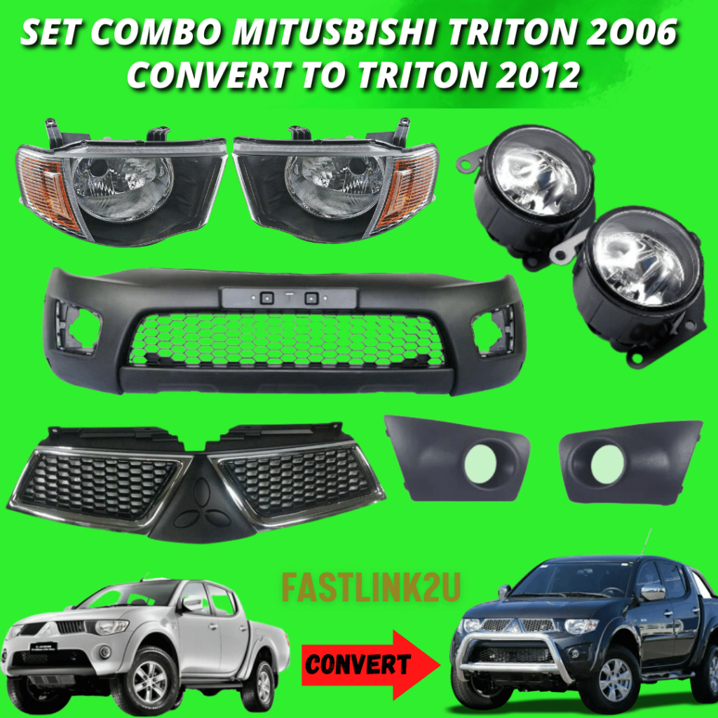 Fastlink Bodykit Set Combo Convert Mitsubishi Triton 2006 to triton