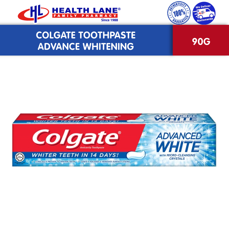Colgate Toothpaste - Advance Whitening (90g) | Shopee Malaysia