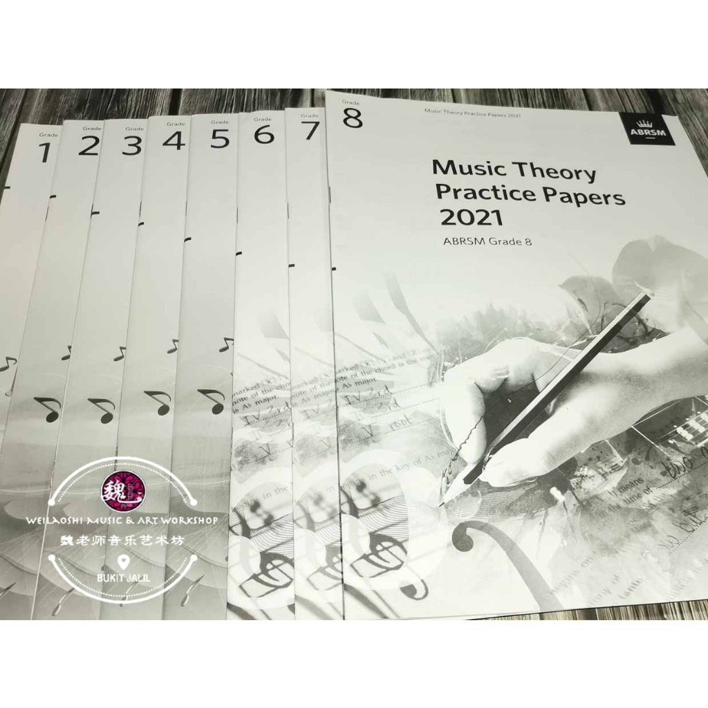 ABRSM 2021 Music Theory Practice Papers Grade 1-Grade 8 Past Year Exam ...