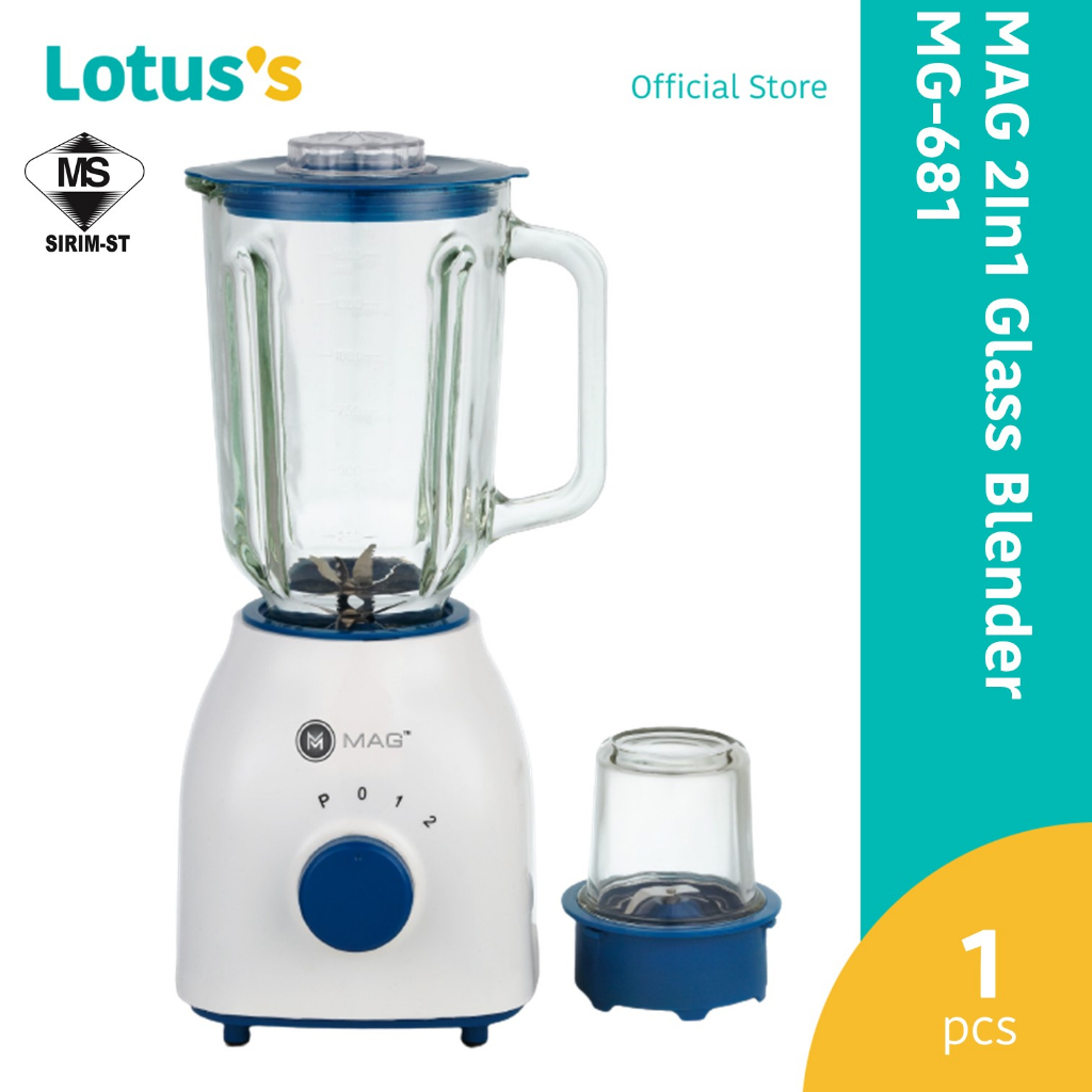 MAG 1.5L 2in1 Glass Blender (MG681) Shopee Malaysia