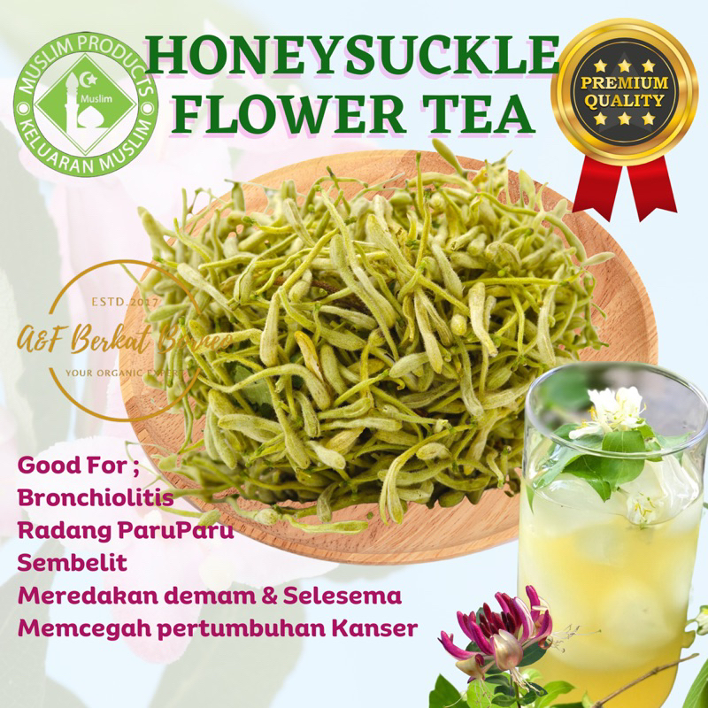 Premium 💯 Honeysuckle Flower Tea/Muslim Seller | Shopee Malaysia