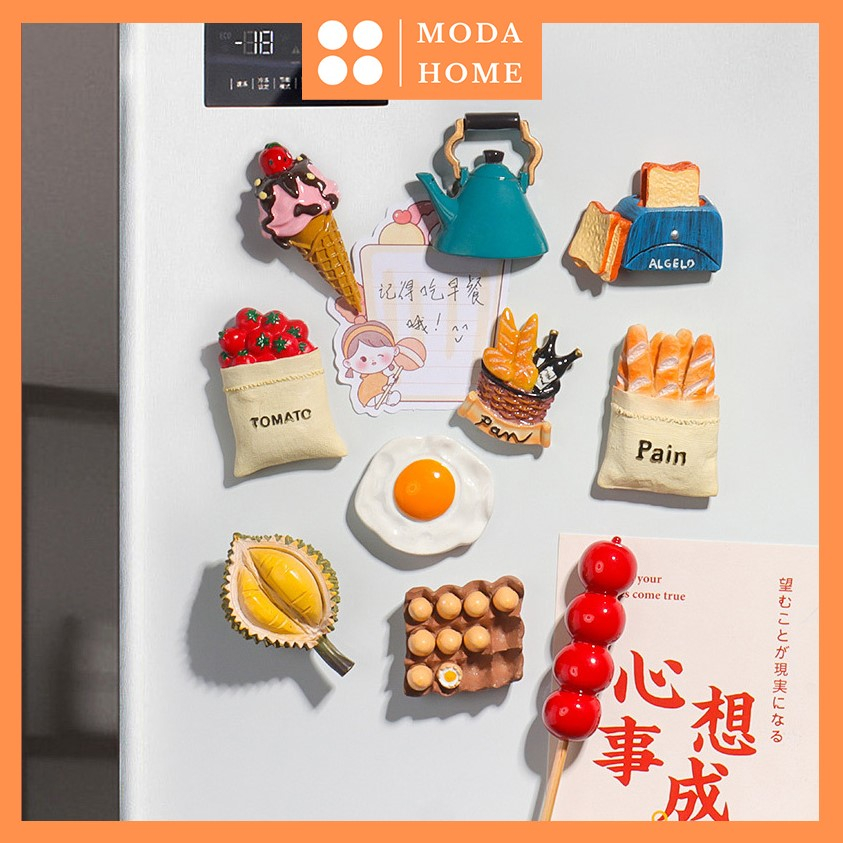 Moda Home Fridge Magnet 3D Refrigerator Magnetic Decoration Creative ...