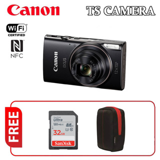 Canon IXUS 285 HS / Elph 360 Digital Camera (Black)
