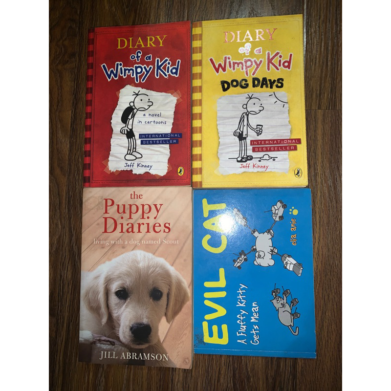 English novels | price marked down (dog diaries, diary of a wimpy kid ...