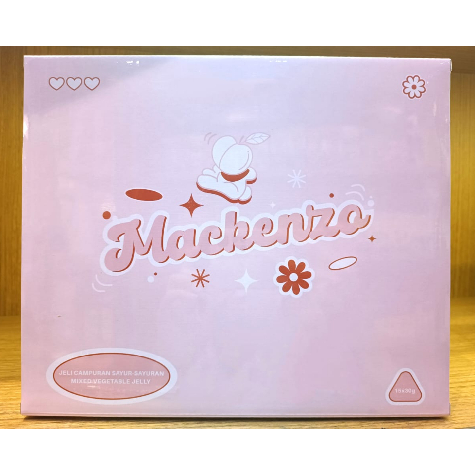 MACKENZO ENZYME JELLY ( PEACH FLAVOUR ) 30 PCS X 15G (EXP 03/2024