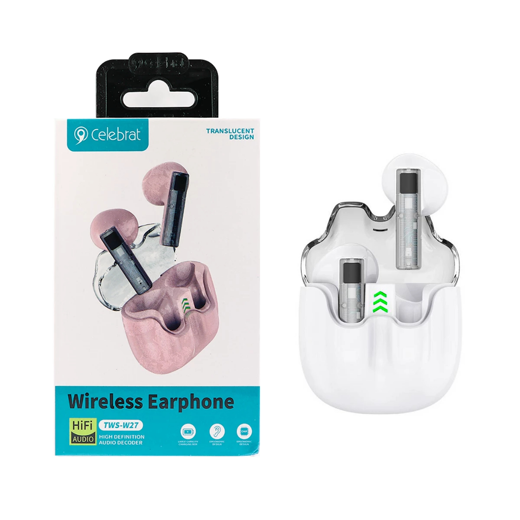 Celebrat TWS-W27 Wireless Earphone Candy Color Earbuds | Shopee Malaysia