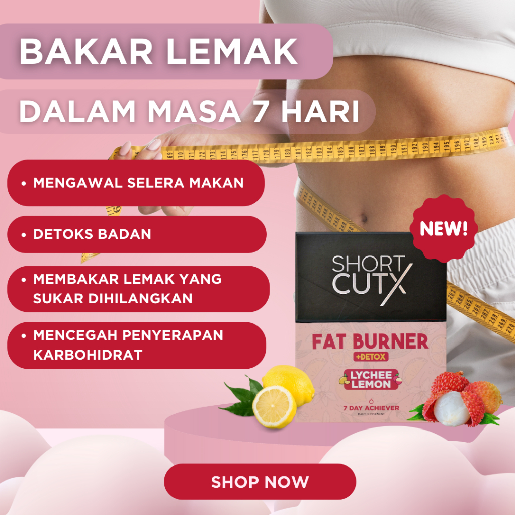 Lychee Lemon Fat Burner Turun badan dalam masa 7 hari sahaja