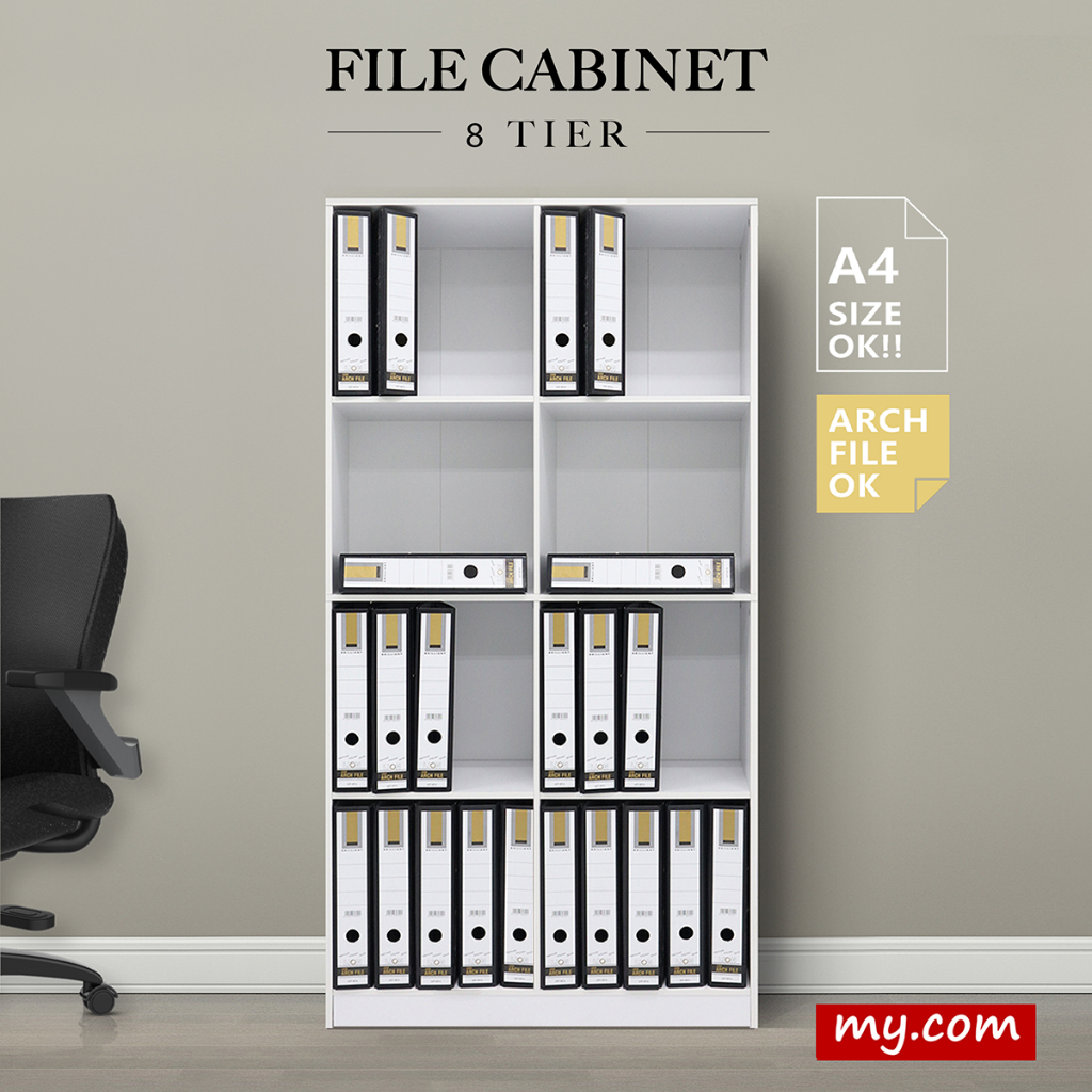 *READY STOCK* Office File 8 Tier Bookshelf/Rak Buku 8