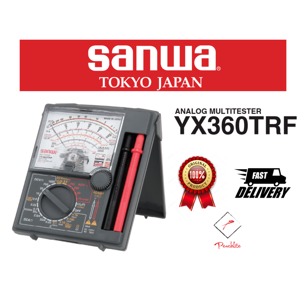 Sanwa YX360TRF Analog Multimeter AC/DC Voltmeter Shopee Malaysia