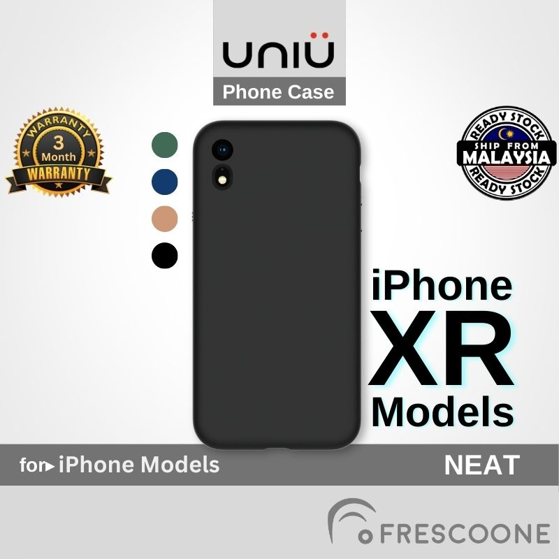 UNIU NEAT Case Silicone Shockproof Phone Cover Casing for iPhone XR