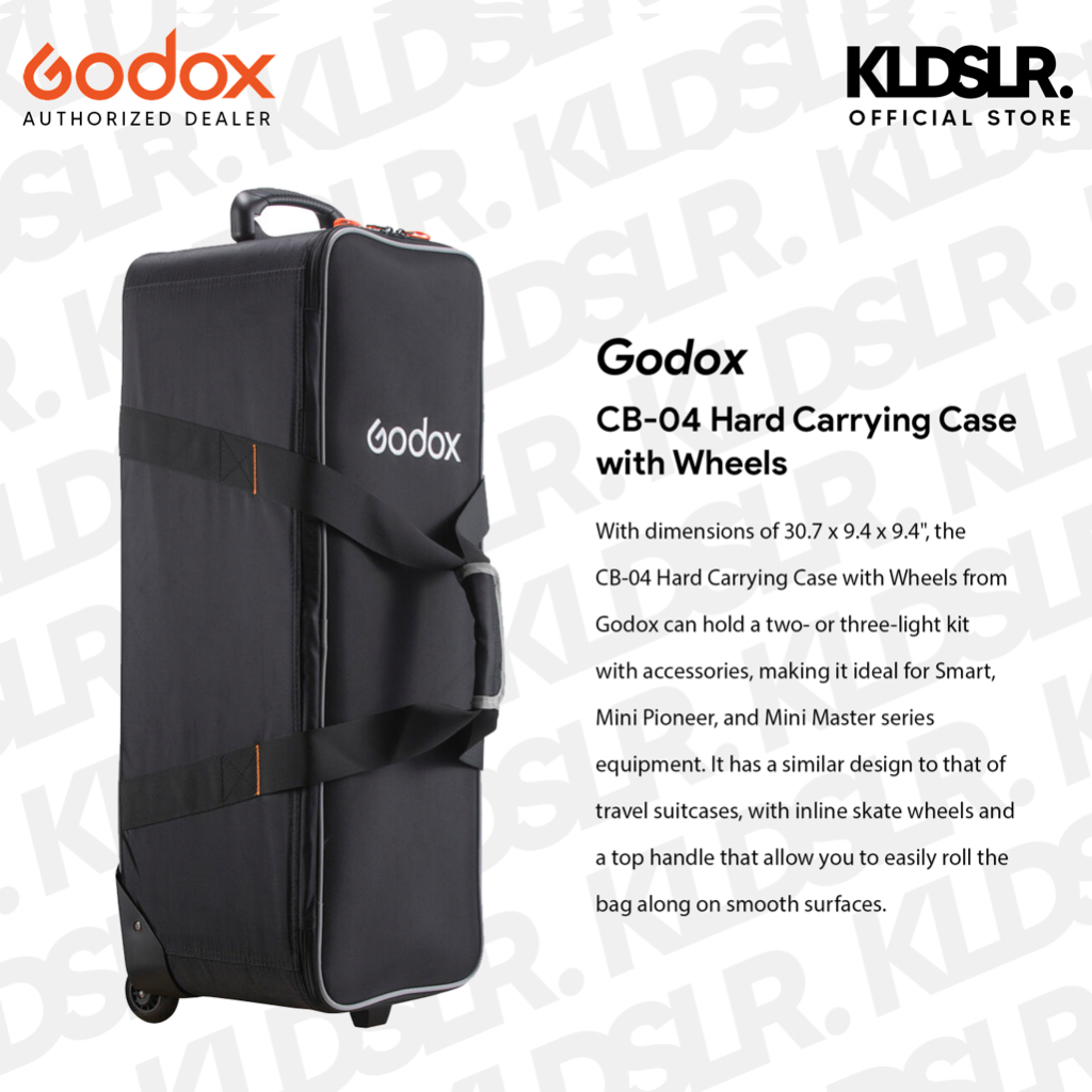 Godox CB04 / CB04 Studio Flash Light Strobe Case Lighting Stand