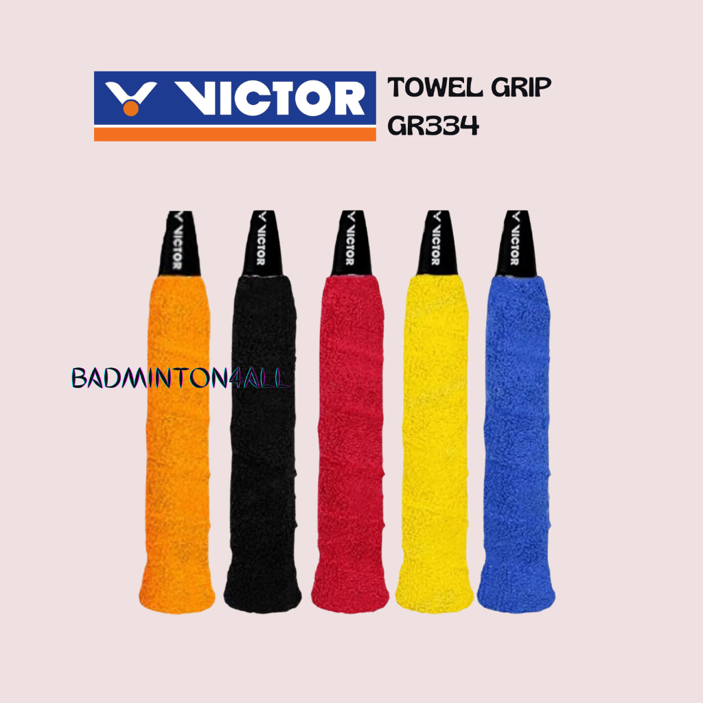 VICTOR TOWEL GRIP GR334 BADMINTON TENNIS RACKET (THIN) Shopee Malaysia