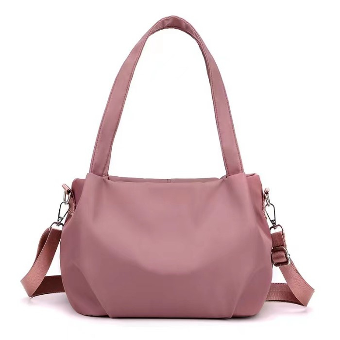 Shoulder bag women portable handbag waterproof nylon top handle hand ...