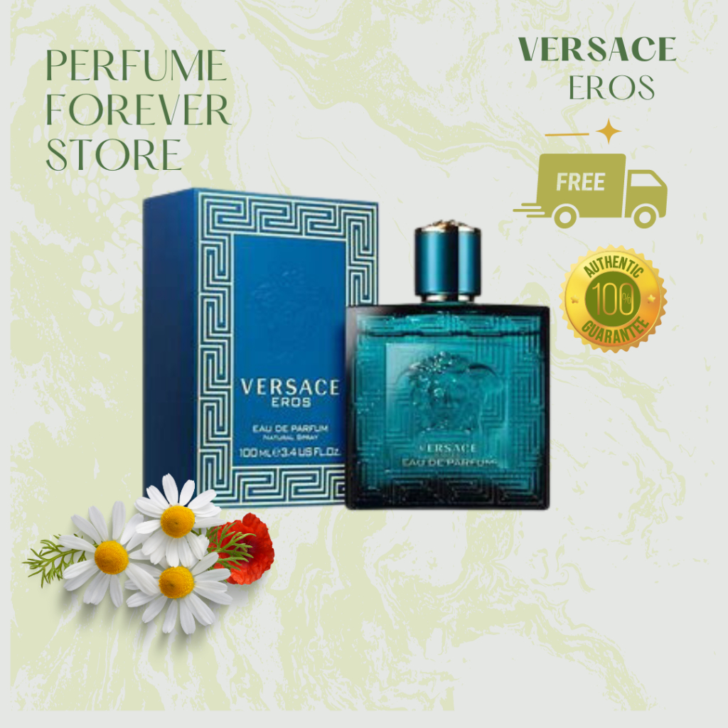 Original Limited Stock Versace Eros EDP 100ml for Men Shopee Malaysia