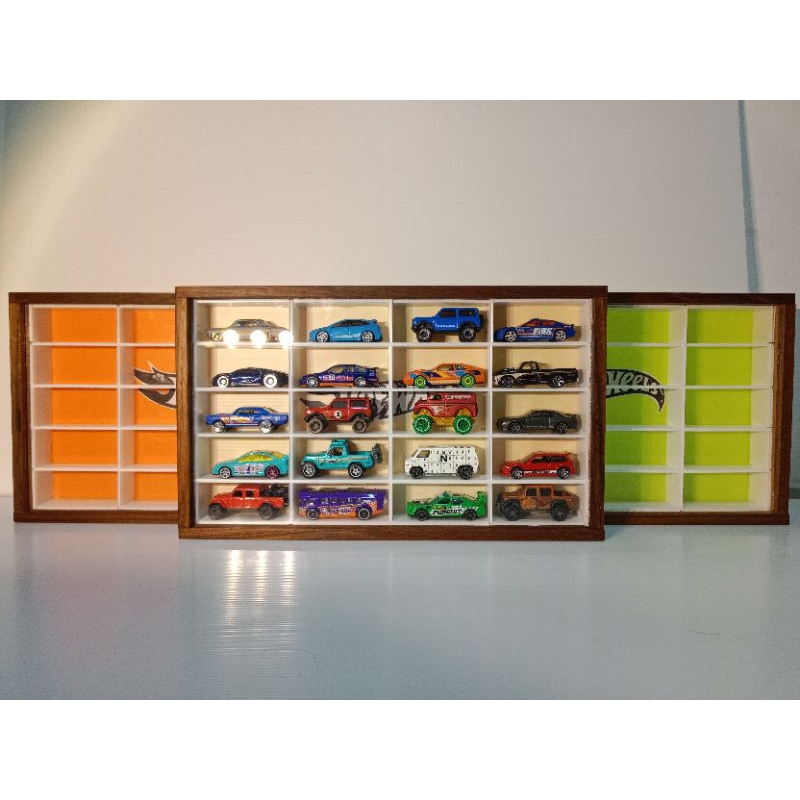 hot wheels rack 20slot..acrylic sliding door | Shopee Malaysia