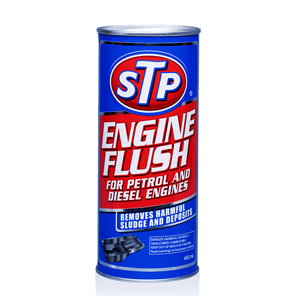 STP ENGINE FLUSH Dissolves harmful sludge and deposits for Petrol and