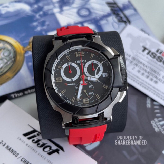 Tissot Original T Race Chronograph Mens Red Black T048.417.27