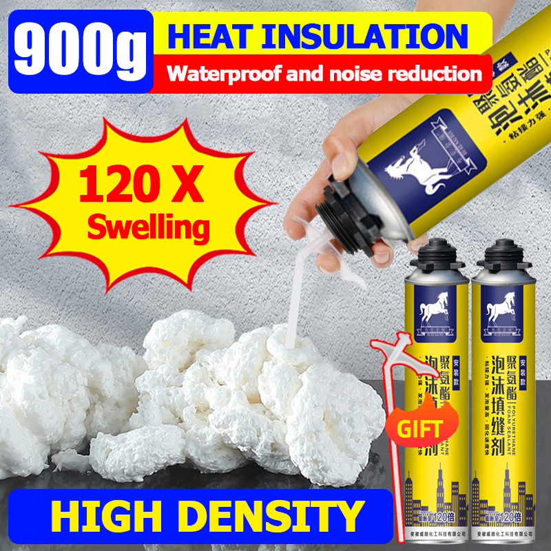 Foaming Filler Foam Glue High Viscosity Expansion pu foam spray Door