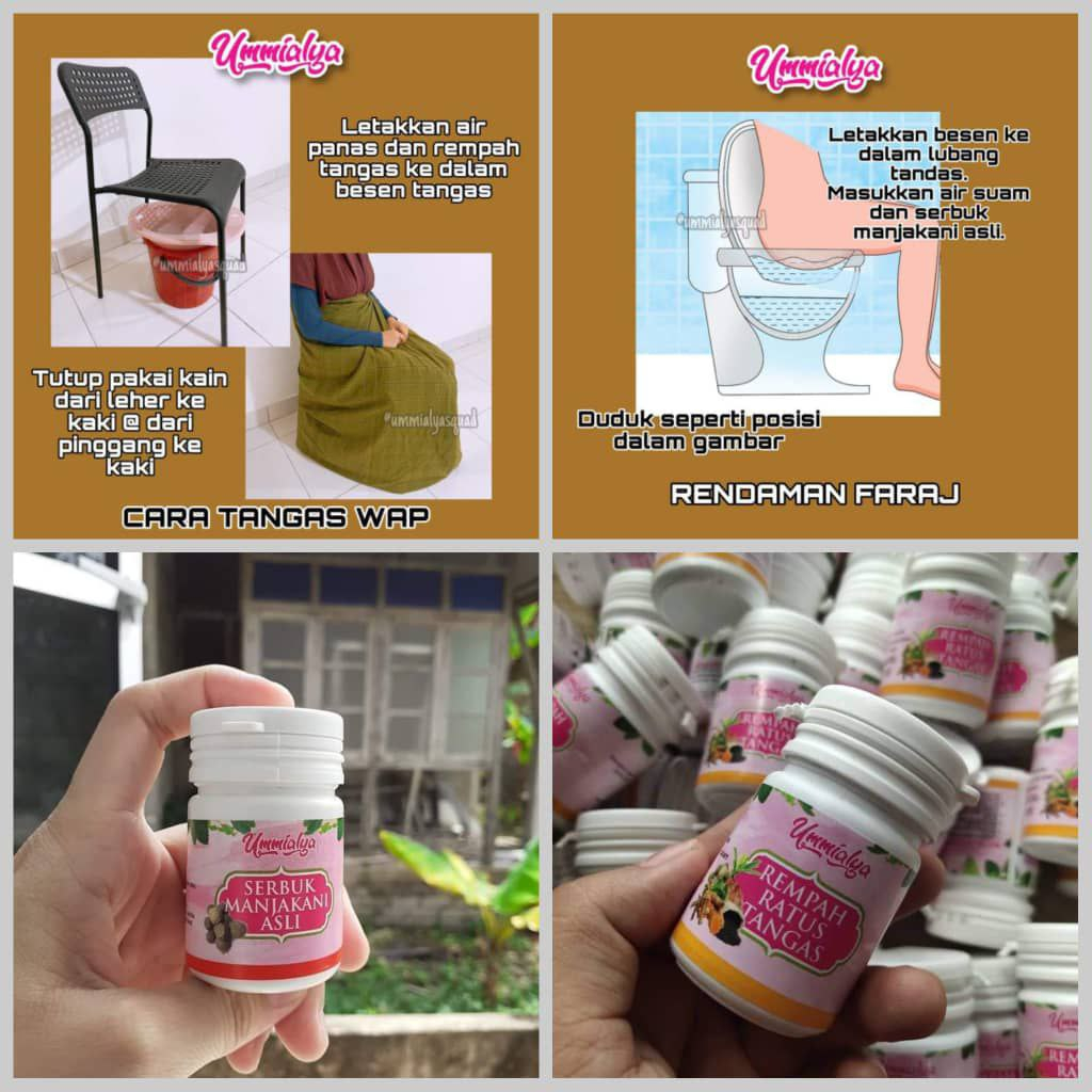 UMMIALYA Set Berpantang Ibu Bersalin Combo Besen Tangas + Rempah Herba