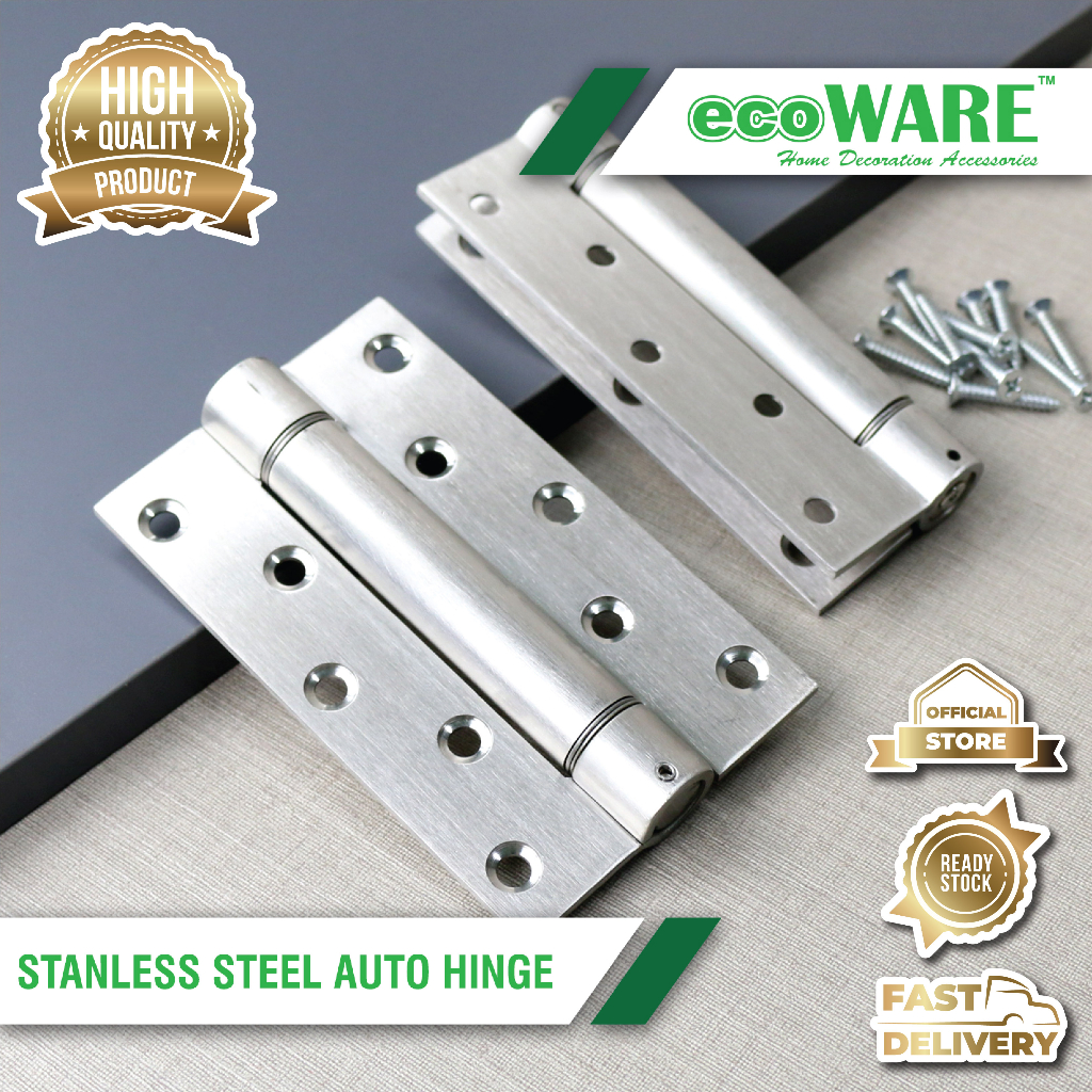ecoWARE Stainless Steel Auto Hinge Door Hinge With Soft Close Restroom