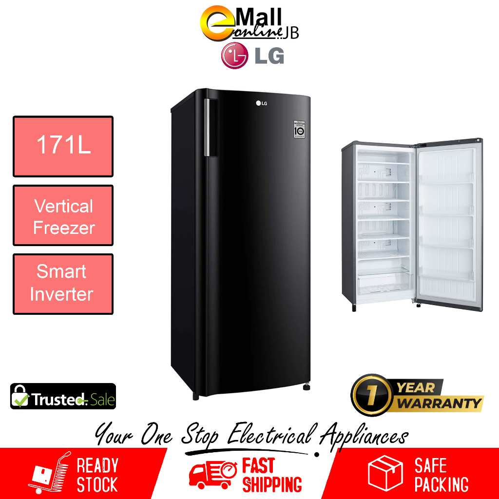 LG Vertical Freezer GN304SHBT with Smart Inverter Compressor 171L